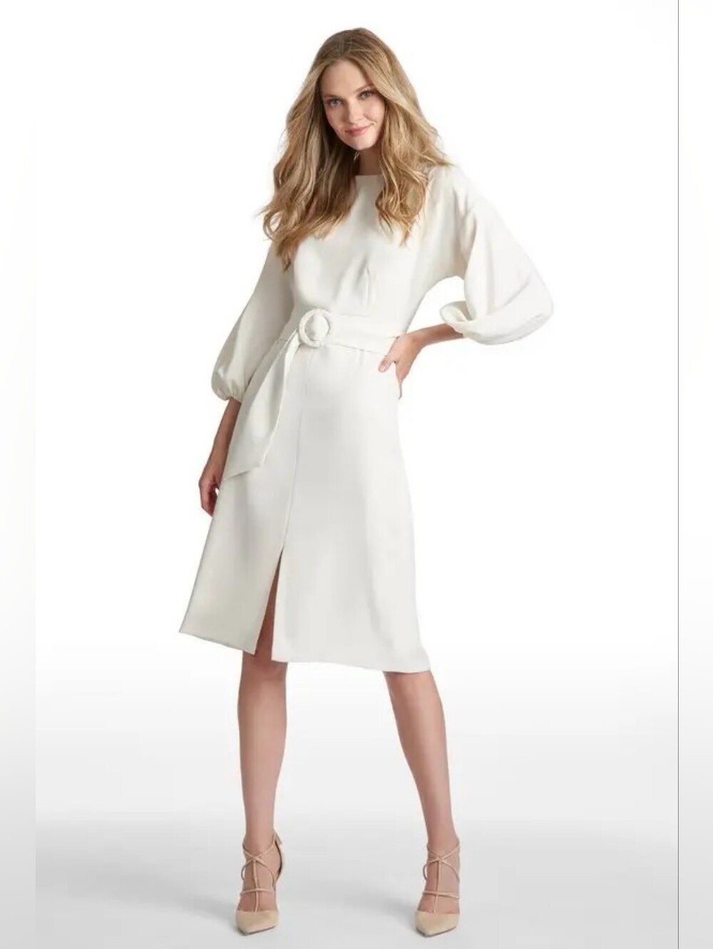 NWT Sachin + Babi Annie Bateau Neckline Midi Length Dress Size 22W